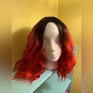 BARUISI Red Ombré Ladies Wig. NEW!
